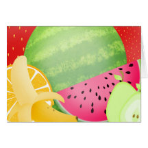 Fruity note cards