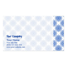 Fruity round symbol business cards
