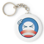 Frustrated “O” Face keychains