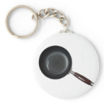 Frying pan with cooking oil keychains
