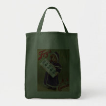 Fry's Five Boys Milk Chocolate Vintage Poster Tote Bags