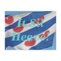 Fryslan Flag & Text It Sil Heave! Post Card postcards