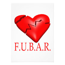 FUBAR PERSONALISED INVITATION