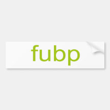FUBP BUMPER STICKER