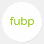 FUBP ROUND STICKER