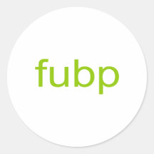 FUBP ROUND STICKER