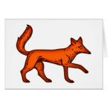 Fuchs fox grußkarte