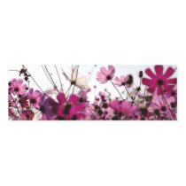 Fuchsia Chamomile Bookmark (Customisable)