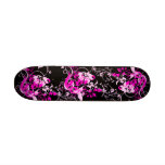 Fuchsia Floral skateboards