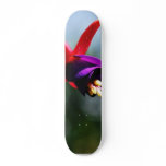 Fuchsia Flowers Purple skateboards