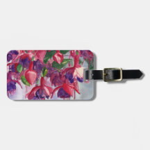 Fuchsia Frenzy Luggage Tags