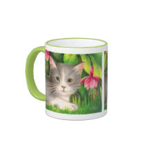 "Fuchsia Kitten" Mug