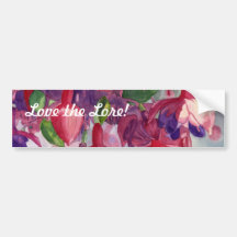 Fuchsia Lore Bumper Stickers