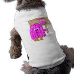 Fuchsia Peace Doggie T Shirt