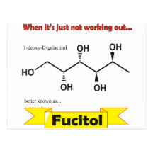 Fucitol Organic molecule Postcard
