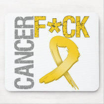 Fuck Cancer - Bladder Cancer Mousepads
