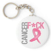 Fuck Cancer - Breast Cancer Key Chains