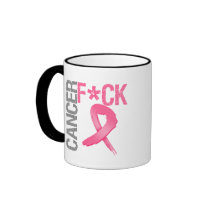 Fuck Cancer - Breast Cancer Mug