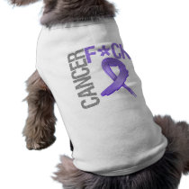 Fuck Cancer - Hodgkin's Lymphoma Doggie Tee Shirt