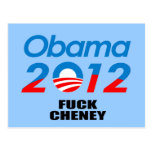 FUCK CHENEY POST CARD