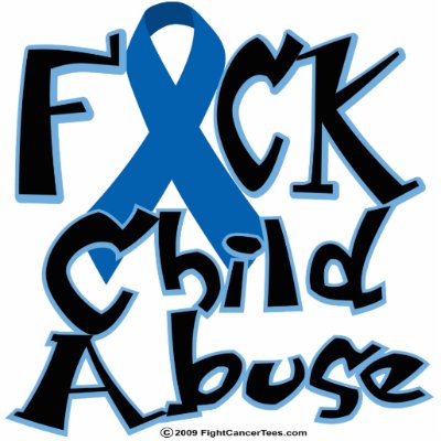 Fuck Child Abuse Acrylic Cut Outs by fightcancertees