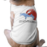 Fuck Democrats Faded.png Dog Tee Shirt