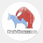 Fuck Democrats Faded.png Stickers