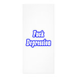 Fuck Depression Custom Rack Card