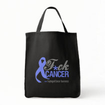 Fuck Oesophageal Cancer Tote Bags