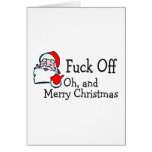 Fuck Off and Merry Christmas cards