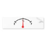 fuel indicator icon bumper sticker
