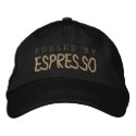 FUELED BY ESPRESSO embroidered hats
