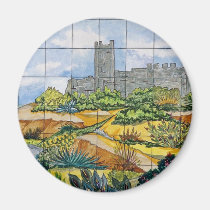 Fuengirola Castle tile, Fuengirola, Malaga, Sp magnets