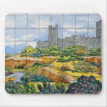 Fuengirola Castle tile, Fuengirola, Malaga, Sp Mousepads
