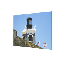 Fuerte San Felipe del Morro's grey castellated Gallery Wrap Canvas