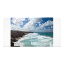 Fuerteventura,La Pared postcard Custom Photo Card