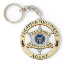 Fugitive Recovery Agent keychains