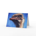 Fugley Ostrich Greeting Card