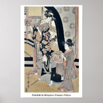Fukubiki by Kitagawa, Utamaro Ukiyoe Posters