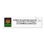 fulfilled_rastalogosmall, Fulfilled Rastafari M... bumper stickers