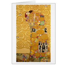 Fulfilment (Stoclet Frieze) c.1905-09 Greeting Card