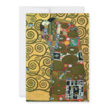 Fulfilment (The Embrace) by Gustav Klimt invitations