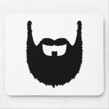 Full beard mousemats