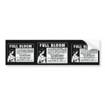 Full Bloom - Breast Enhancing Vitamins bumper stickers