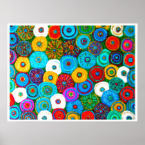 Full Circle Modern Art Poster