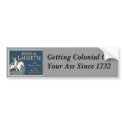 full colour logo3, Getting Colonial OnYour Ass S.. bumper stickers