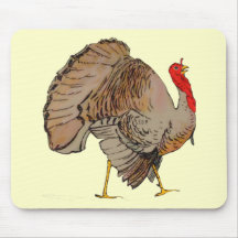 Full Colour Thanksgiving Turkey Mouse Mat