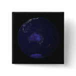 Full Earth at night showing city lights 2 Buttons