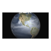 Full Earth view showing water vapour Art Photo