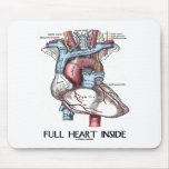 Full Heart Inside mousepads